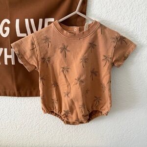 Rylee + Cru - Washed Palm Romper